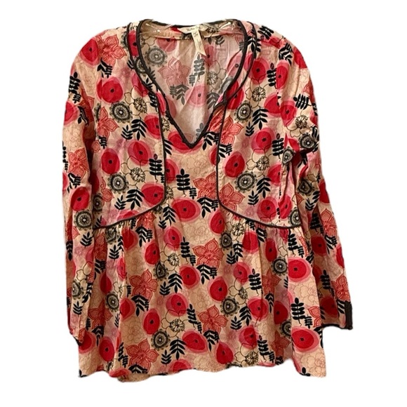 Matilda Jane Multicolored Relaxed Floral Blouse - Picture 1 of 3